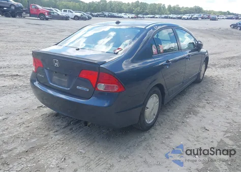 2007 Honda Civic Hybrid z USA, uszkodzony, nr VIN JHMFA36277S025833